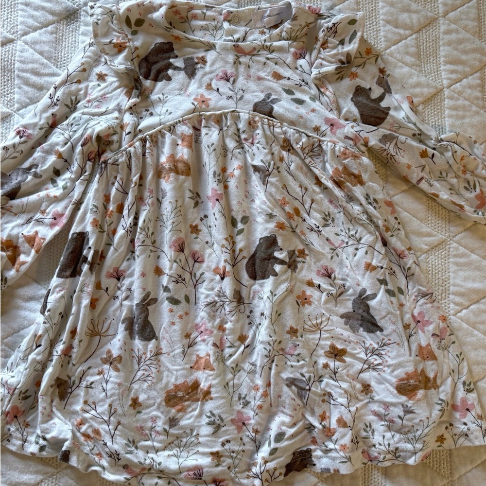 Angel Dear Woodland Garden Dress, 6-12 months